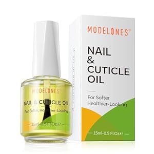Modelones Cuticle Oil, 15ml Nail & Cuticle Care Strengthener Oil Vitamin E + B Cuticle Revitalizing Oil for Nail Growth and Gel Nail Polish