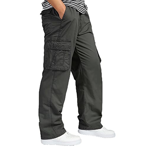 Pantalon cargo homme coupe ample résolvant le manque de poches
