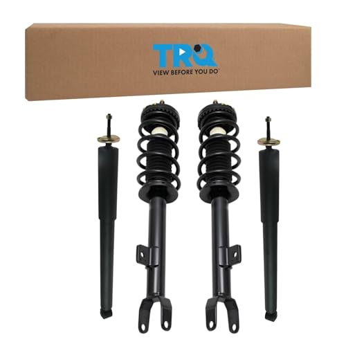 Image of TRQ Front and Rear Complete Strut Assembly & Shock Absorber Kit Complete Strut & Coil Spring Assembly for 2011-2019 Chrysler 300