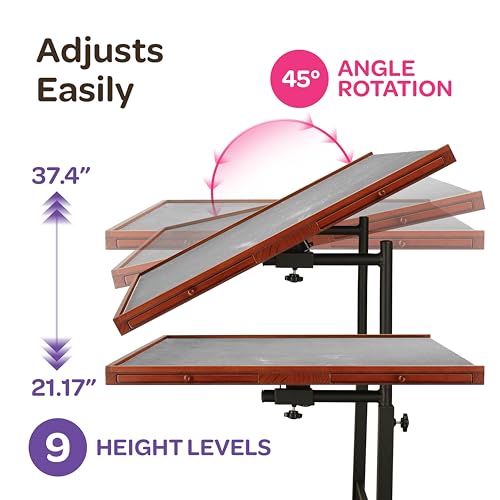 JoyBerri Jigsaw Puzzle Table/Rolling Puzzle Desk - 1500 Piece Puzzle Board with Bonus Puzzle/Portable Jigsaw Puzzle Tables with Drawers and Legs - Height Adjustable for Adults and Kids - Thumbnail 6