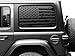 Rear Window American Flag Decal Compatible with Jeep Wrangler JL JLU 2018-2024 2025 (4-Door Version), Precut Back Side Window Glass Sticker for Jeep Wrangler 2PCS (Black)