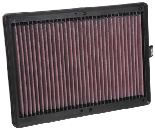K&N High-Flow Original Lifetime Engine Air Filter: Increase Power: Premium, Washable: Compatible with 2015-2025 HYUNDAI/KIA: Palisade, Santa Fe, Carnival, Sedona, Sorento, Telluride, 33-5075