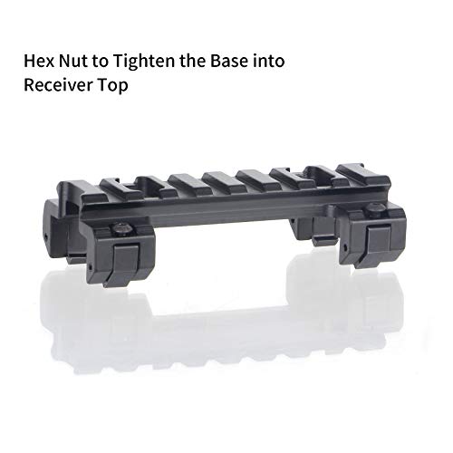 image for FOCUHUNTER Aluminum Tactical Low Profile Rail 20mm Weaver/Picatinny Ra