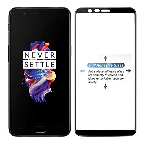 Image of POPIO Military-Grade Gorilla Tempered Glass For OnePlus 5T | 9H Hardness, Edge-to-Edge, Bubble-Free