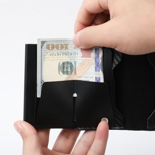 Simplofficial SIMPL Toggl™ Wallet Credit Card Holder Anti-theft Auto Pop Up Wallets (Brown 1)3