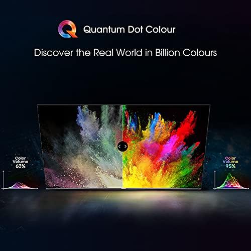Hisense 50E76GQTUK QLED Gaming Series 50-inch 4K UHD Dolby Vision HDR Smart TV with YouTube, Netflix, Freeview Play and Alexa Built-in, Bluetooth and WiFi, TUV Certificated (2021 NEW)