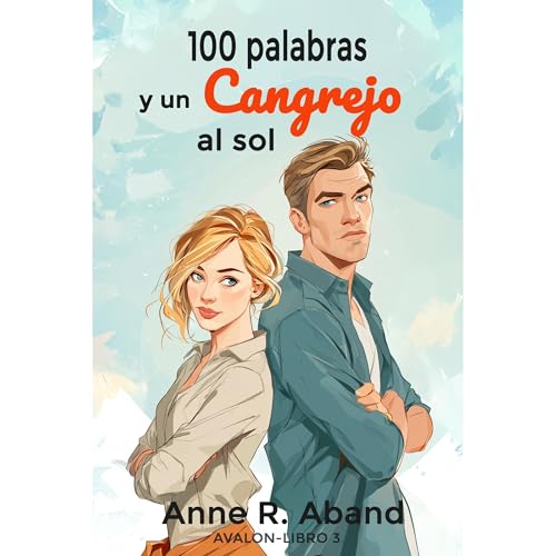 100 palabras y un cangrejo al sol Audiolibro Por Anne R. Aband arte de portada