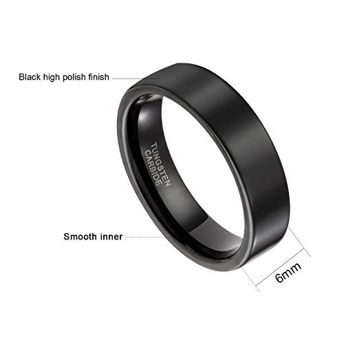 Frank S.Burton 6 mm bague anti-rayures confort durable