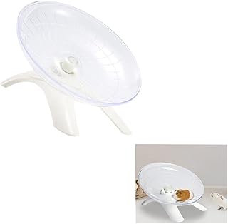 Hamster Flying Saucer,Hamster Flying Saucer Silent Running Exercise Wheel,Silent Hamster Wheel,Hamster Running Wheel,Flying Saucer Hamster Wheel Hamster Wheel Silent,Exercise Wheel Durable Hamster Toy，dwarf hamster wheel