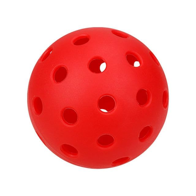 Wickston Pickleball Balls Set of 4 | 40-Hole Outdoor Training Balls | Lightweight 26g Seamless PE Construction | Durable, High Bounce Multi-Color Balls for Pickleball (4 Balls Only) 3