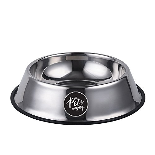 Image of The Pets Company Stainless Steel Dog Feeding Bowl, Small Dogs (Set of 2)