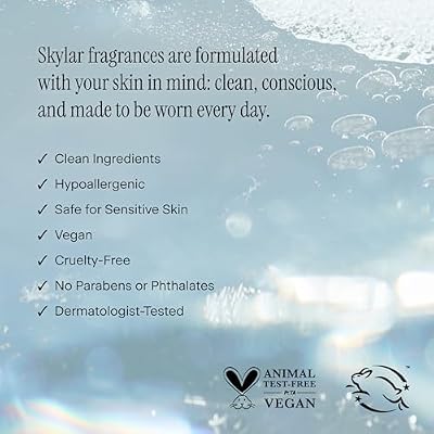 Skylar Sunkissed Dahlia and Salt Air Eau de Perfume Layering 2 Pack- Hypoallergenic & Clean Perfume for Women & Men, Vegan & Safe for Sensitive Skin- (50mL /1.7 Fl oz)