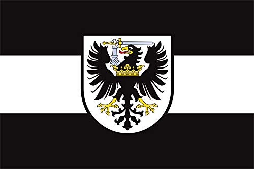 KÖNIGSBANNER Flagge B-Prenzlauer Berg Historisch – 20x30 Cm, Mit Befestigungsbändern, Made In Germany