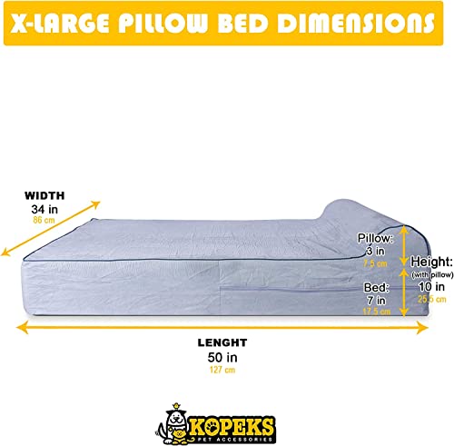 Kopeks Replacement Liner Waterproof Protector Jumbo Xl Size Bed With Pillow #TOP1