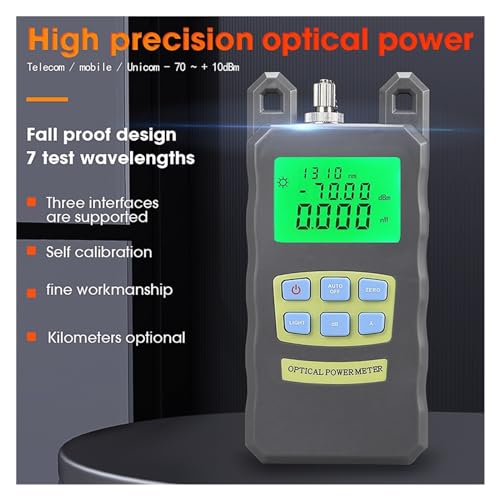OTDR medidor de potencia óptica de alta precisión para corregir pérdidas en cables de fibra SC/FC 3