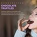 CRAVINGS BY ZOE Happy Birthday Chocolate Truffles Gift Box | 16 Count | Assorted Gourmet Milk & Dark Chocolate Candy Food Gift Basket | Birthday Gifts for Women & Men Mom Dad Kid Him Her Adult Family