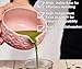 8PCS Japanese Matcha Whisk Set -With Ceramic Bowl (Spout Design),Bamboo Whisk and Holder,Scoop, Scoop Rest, Tea Towel,Sifter Kit for Lovers - Ideal for Daily Use, Ceremonial Use & Gifts(ALL) (Pink)