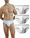 Produktbild USA Griffin Unterhosen Männer Baumwolle Unterwäsche Herren-Slip Herren Unterhosen 3er Pack Underwear Men L-M-XL-XXL Weiß
