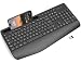 Kabellose Tastatur mit Handballenauflage, Full-Size Tastatur, Telefonhalter