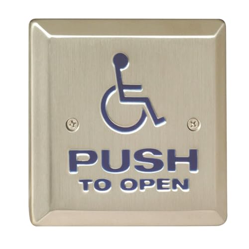 Camden Marketing CM464 Handicap/Push to Open Blue