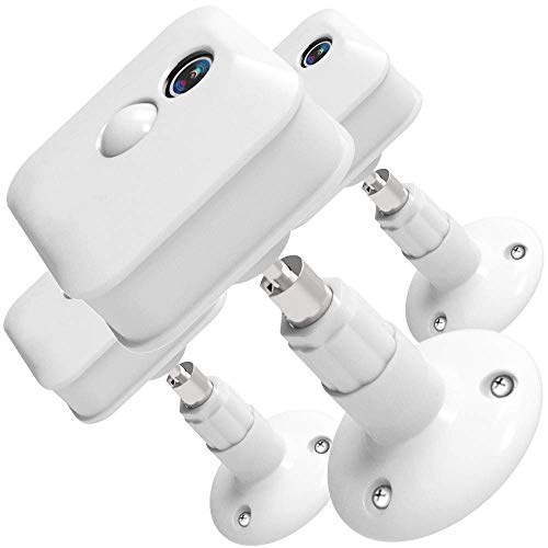 3Pack Wall Mount Bracket for Blink XT,360 Degree Protective Adjustable Indoor Outdoor Mount for Blink XT Outdoor Camera Security System (White) (Renewed)