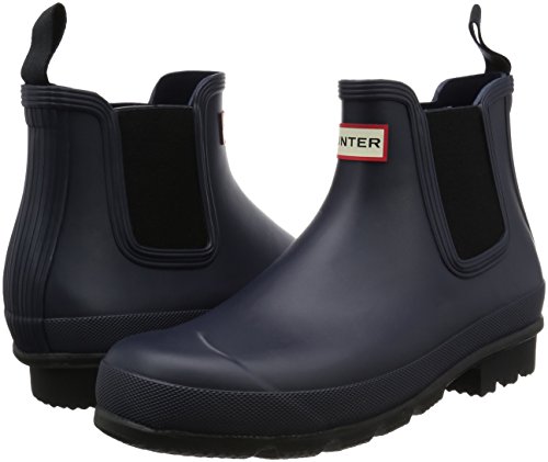 Womens Hunter Original Chelsea Rubber Rain Wellies Snow Fashion Boots - Midnight - 10 #TOP6