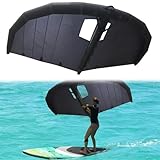QLXYYFC Cometa Inflable Portátil con Forma De ala De Aluminio, Cometa con Forma De ala De Aluminio para Kitesurf, Cometa Inflable con Forma De ala De Surf para Kitesurf, Diseño De Ventana(5㎡)