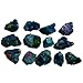 Black Opal Rough 25 Carat – AAAA+ Certified Ethiopian Welo Fire Stone | Natural Handpicked Raw Gemstone for Jewelry Making, Healing, Tumbling & Gifting for Chakra and Crystal Lovers