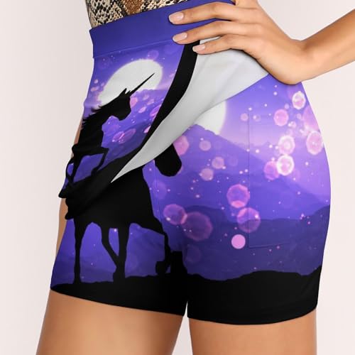 Jupe de course athlétique violette pour vos sessions running - 5