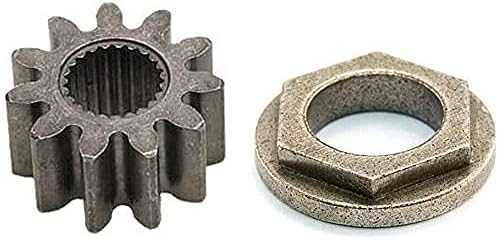JIANGLI Buje de engranaje de piñón del eje de dirección para MTD Cub Cadet 717-1554 941-0656A 917-1554 741-0656A, se adapta a Cub Cadet LT1042