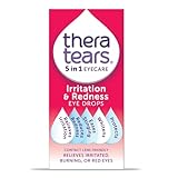 TheraTears Irritation & Redness Eye Drops | Relieves Irritated, Burning or Red Eyes with Natural Whitening | Contact Lens Friendly |5 in 1 Eye Care Drops | 10ml