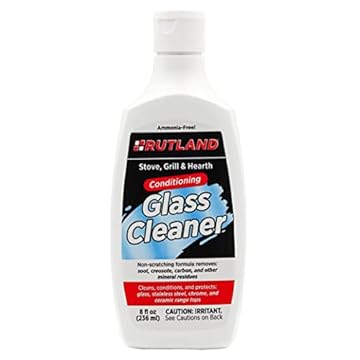 cleaner for fireplace glass