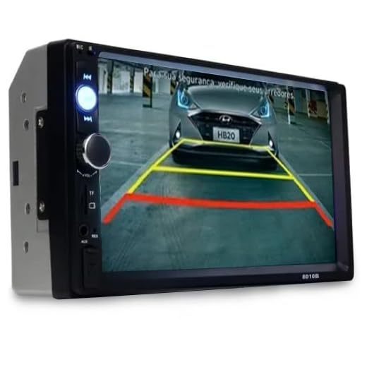 Central Multimidia 2 Din Universal Mp5 Automotivo Touch com Bluetooth Radio Fm Usb Para Carro