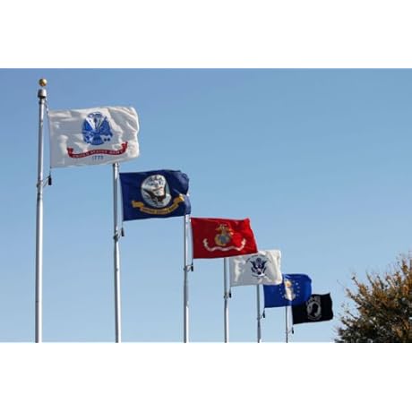 Wholesale Lot of 3x5 ft 5 Branches Military Set and Pow Mia Flags 3'x5' Banner