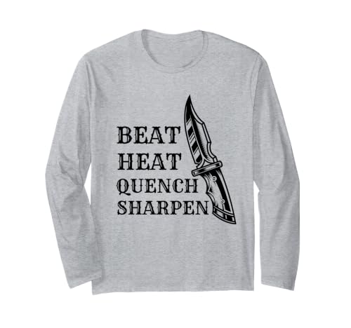 Couteau Forger Beat Heat Quench Aiguiseur Couteaux Forgeron Manche Longue