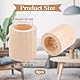OLYCRAFT 4 Stück Zylinder Holz Betterhöhungen 38.5mm Innendurchmesser Holzmöbel Erhöhungen 56.5x69mm Holz Erhöhte Feste Füße Holzzylinder Verlängerungserhöhungen Für DIY Malerei Sofa Couch