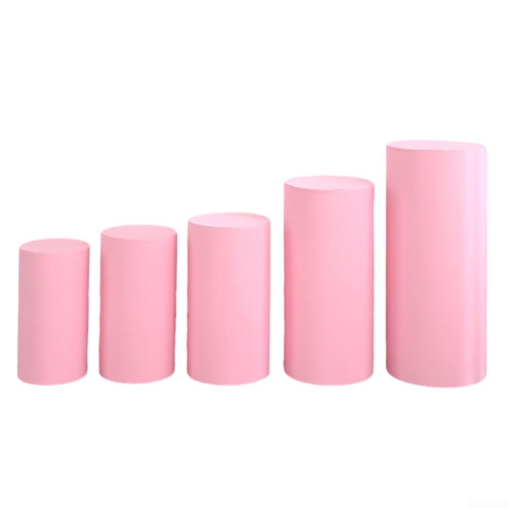 Fundas de pedestal redondas para ocultar imperfecciones en soportes de eventos pack de 5