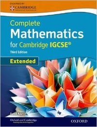 Extended Mathematics for Cambridge IGCSE