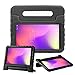 REGOKI Alcatel 3T / A30 Tablet 8" Case, Lightweight Handle Stand Kids Cover Compatible with T-Mobile 8-inch Alcatel 3T 2018 (Model 9027W) / Alcatel A30 2017 (Model 9024W) Tablet (Black)