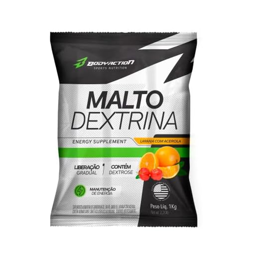 Maltodextrina 1Kg Sabor Laranja com Acerola Bodyaction