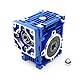 RATTMMOTOR Schneckengetriebe NMRV030,Hohe Drehmoment Schneckengetriebe,Worm gearbox,getriebe 20:1 Eingang 11mm Ausgang 14mm für Nema23 Schrittmotor