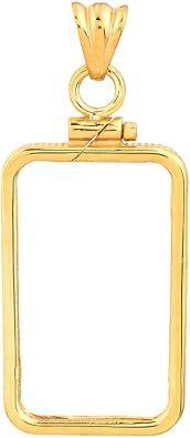 14K Yellow Gold Pamp Suisse Lady Fortuna Coin Bezel 10 Grams - 14K Yellow Gold