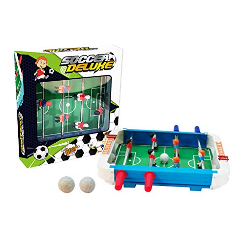 ErYao Tabletop Foosball Table- Portable Mini Soccer Game Set- Classic Mini Table Top Foosball, 25x27x5cm (A)
