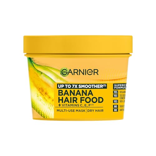 Garnier Hair Food Multi-use, 3-in-1 Hair Treatment Mask, Banana, 400ml