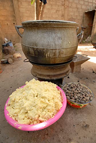 African Shea Butter Ivory Raw - 100% Pure - Unrefined Soft Creamy. For Dry And Cracked Skin. Diy Body Butter, Hair, And Face Treatment. Great For Lotion, Soap, Eczema & Stretch Mark Creams. (8 Oz.) #TOP4