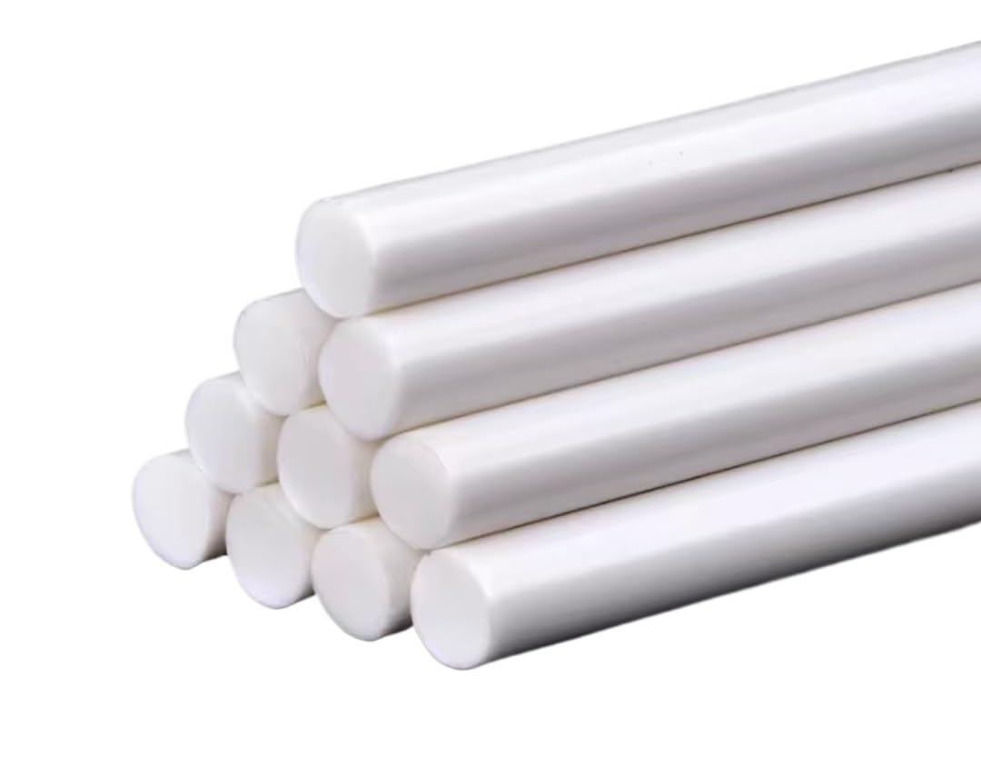 80 sztuk 7x300mm gorące kleje w sztyfcie – białe samoprzylepne laski wosku do elektrycznego pistoletu do klejenia 7mm, projektów rzemieślniczych i napraw ręcznych