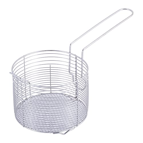 3.5L Frittiertopf Friteuse Frites Kochtopf Frittierpfanne Pommestopf mit Frittierkorb Pommes Induktionsgeeignet Tempura