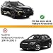 NIKALAIKA Cargo Cover for 2025 Subaru Crosstrek, Upgraded Retractable Rear Trunk Cover Compatible with 2024 Subaru Crosstrek Trunk Security Cover Shielding Shade Car Accessory, Black (Carbon Fiber)