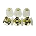 LASCO 01-9061P Price Pfister Three Valve Trim Kit includes: Three Large Windsor Plastic Handles with Index Buttons, Flanges and Nipples, Polished Brass