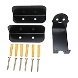 Tissting Bike Hanger Wall Mount - High Carbon Steel Bicycle Rack for Indoor Garage Storage, Pedal Hook Holder for Mountain Road Bike, Space Saving Easy Install Minimalist Black Design